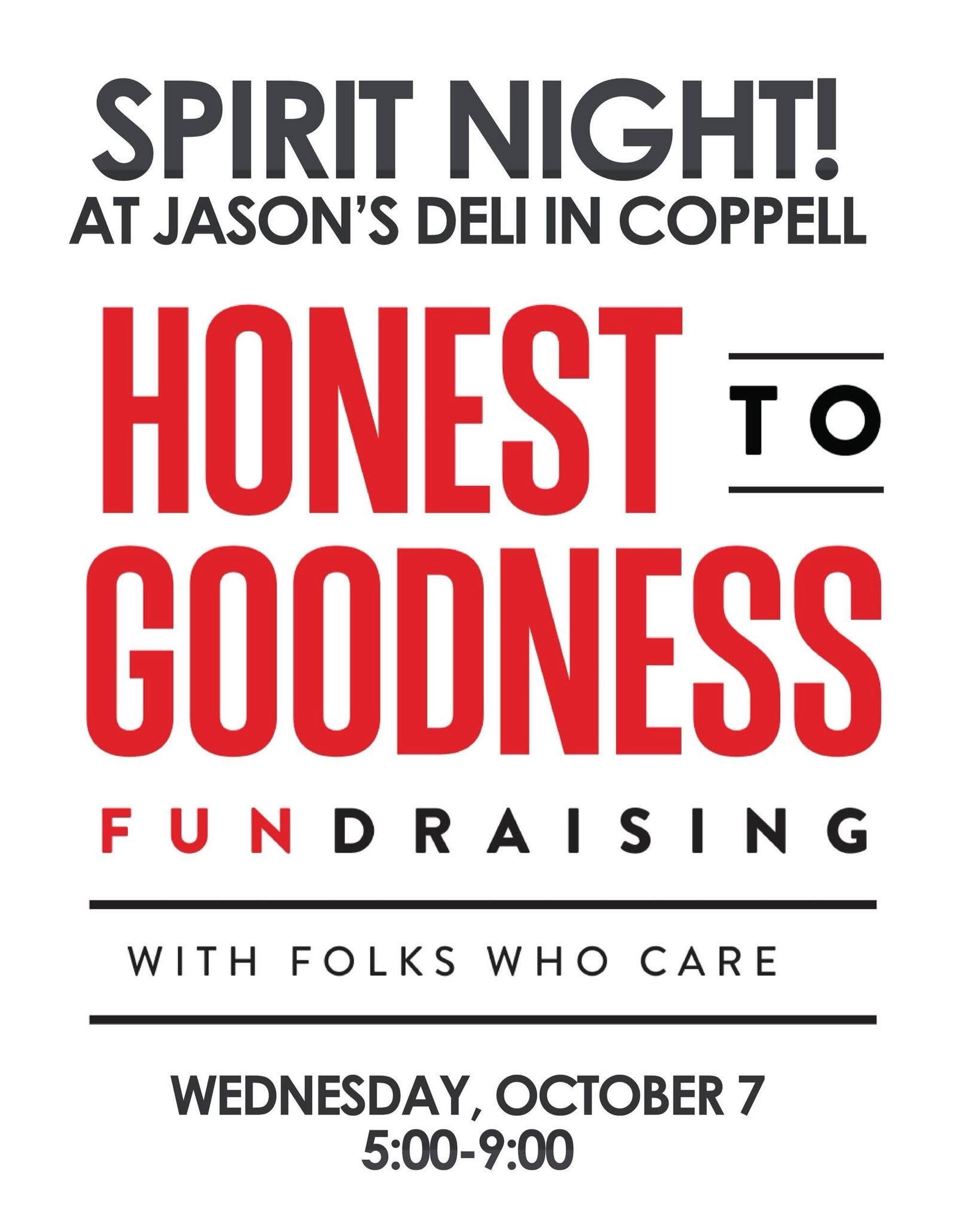 🎉 OCTOBER SPIRIT NIGHT! 🎉
Support Ballet Ensemble of Texas while enjoying dinner at Jason’s Deli!
📅 October 7, 2026
🕔 5:00–9:00 PM
📍 Jason’s Deli
240 N Denton Tap Road, Coppell, TX 75019
20% of sales will be donated directly to Ballet Ensemble of Texas!
💻 ORDER ONLINE? Use code: FUND20