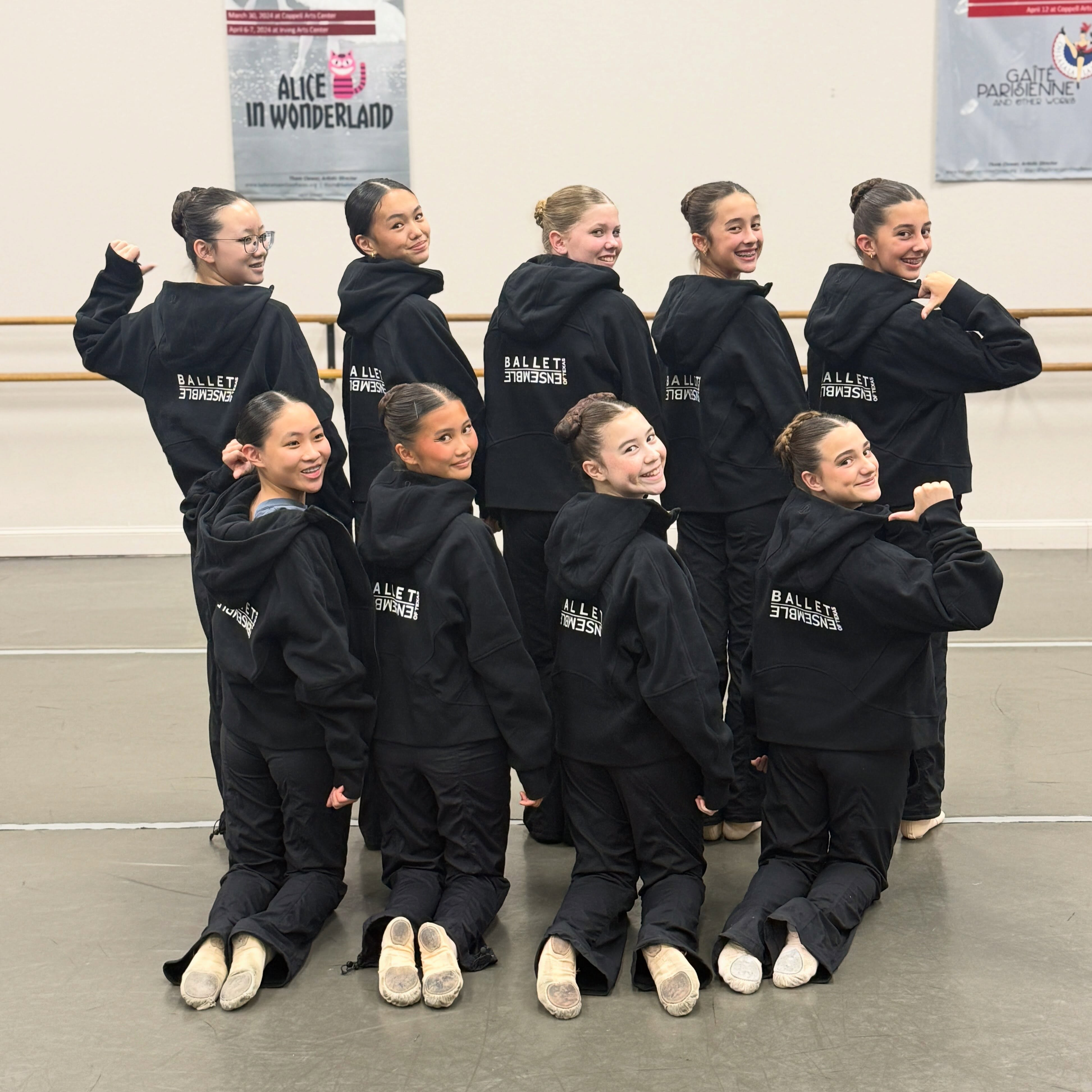 These new members are officially official!!!! #itsallaboutthejacket #balletensembleoftexas